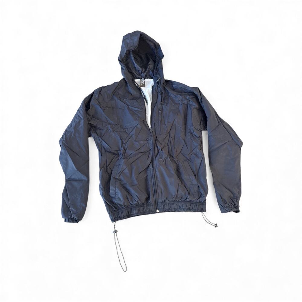 Rawlings Windbreaker Jacket | Medium Black Zip Up Hoodie